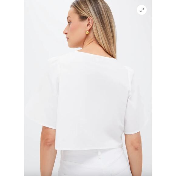 Tuckernuck Moon River  White Eyelet Top Sz M - Picture 4 of 7